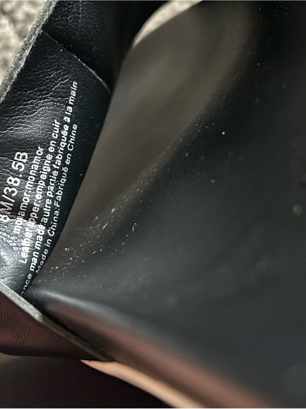 Karl Lagerfeld Black Slide Sandals with Red Lettering - Picture 4 of 4
